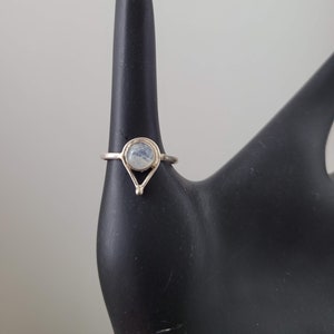 Sterling Silver Moonstone Ring