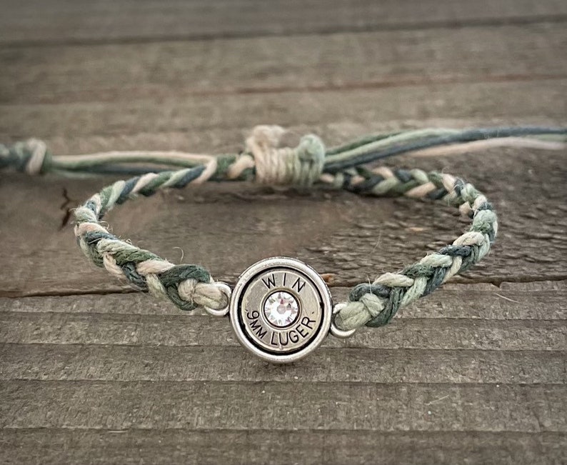 Camouflage Bullet Bracelet Camo Jewelry Camo Bracelets Etsy