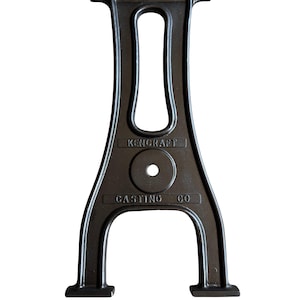 26" 1 pair Cast Aluminum Table Legs. Vintage and Industrial Tables.  End table and Sofa table height.  Made in USA.  Black available.