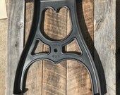 28 quot 1 pair Cast Aluminum Table Legs. Vintage and Industrial Tables, Dining Table Height. Made in USA. Unpainted. 28 quot High Black opt