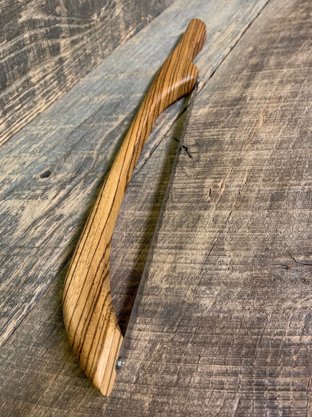 Zebrawood Bow Knife Bread Knife Blade Cover Stainless Steel Etsy