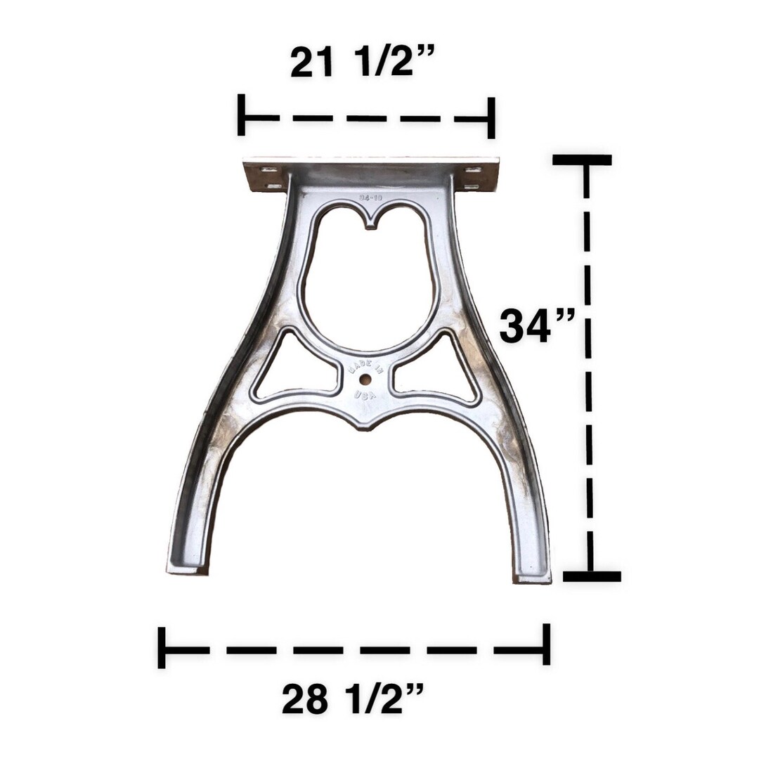 Pub Table Height 1 Pair Cast Aluminum Table Legs. Vintage and Etsy