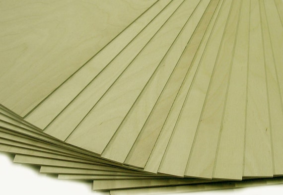 1/8" 12" x 20" Baltic Birch Plywood 20 pieces | Scroll Saw, Laser, CNC plywood Glowforge Ready B/BB | Laser Supplies | Plywood Sheets |