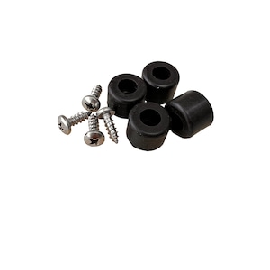 50 Rubber Feet for Cutting Boards | With Stainless Steel Screws | 50 Pieces | Free Shipping | Handmade Cutting Boards | Cutting Board Feet |
