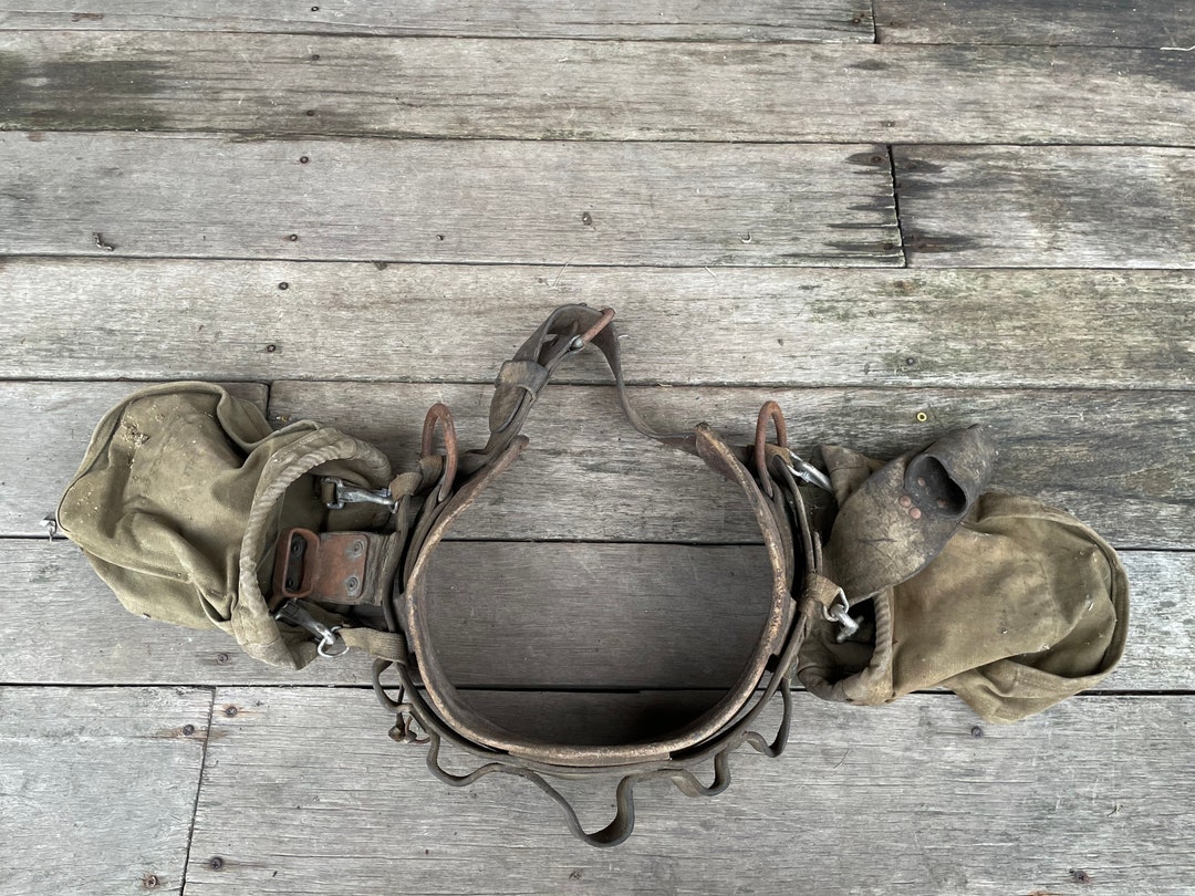 Climbing Safety Belt Bell Systems Canvas Tool Bags Man Cave