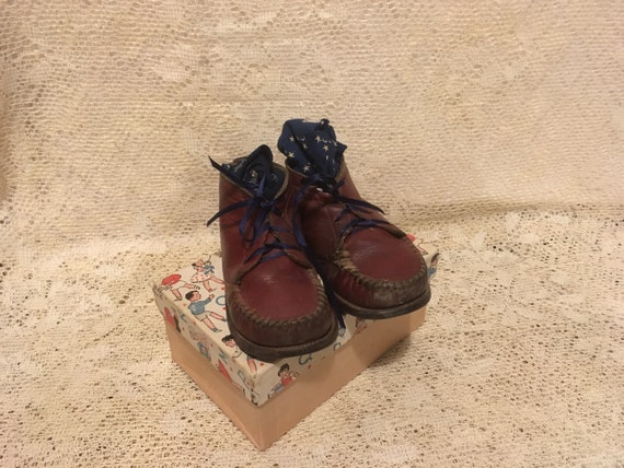 Zapatos de bebé Cuero rojo Cuna Craft Mocs Zapatos de bebé | Etsy México