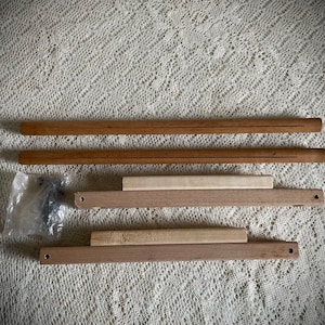 Needlework Lap Frame Embroidery Hoop - Harwood Rail Scroll Tapestry Frame - Needlepoint Wooden Stretcher Frame - Crewel Work Wood Frame -