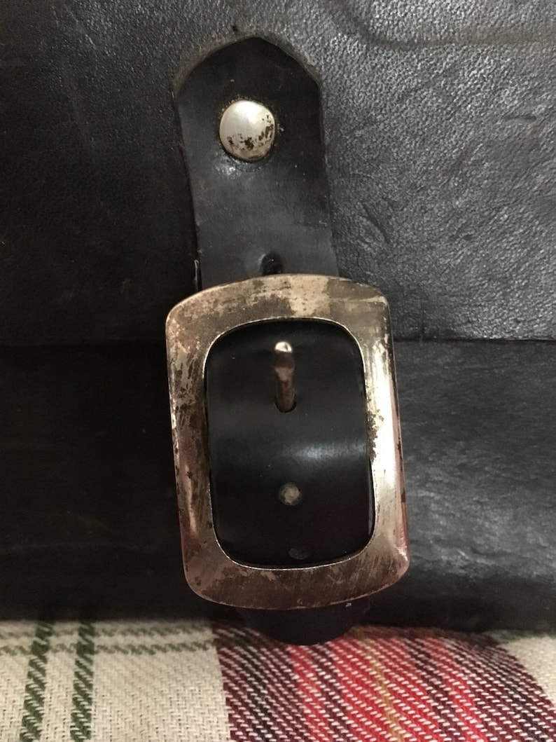 Black leather camera bag travel luggage