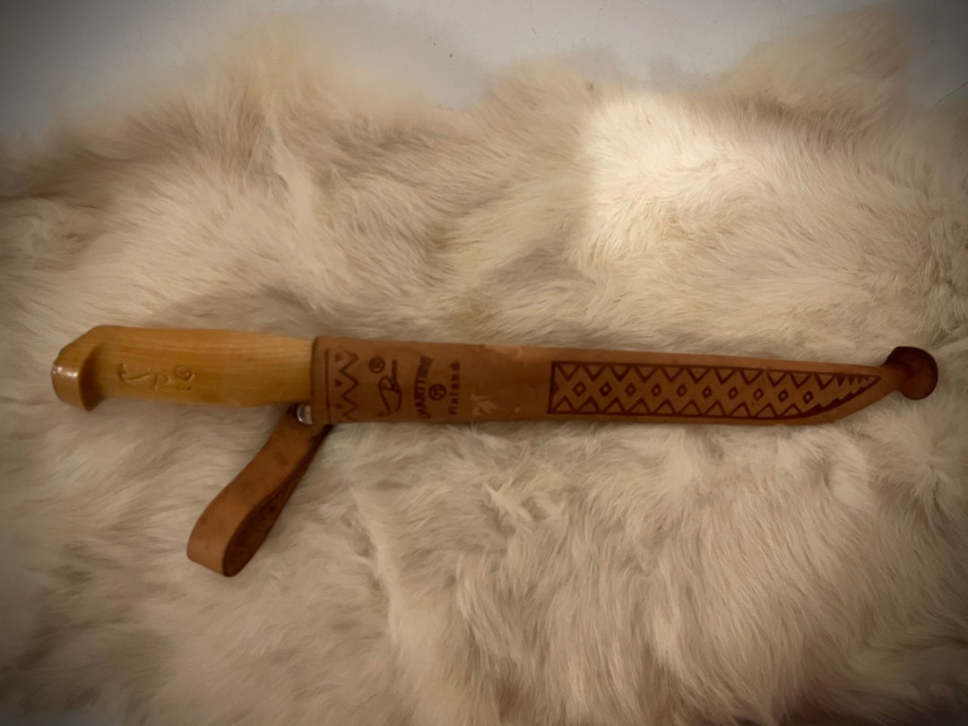 Marttiini Knife Leather Sheath Hand Ground Stainless 6 Etsy