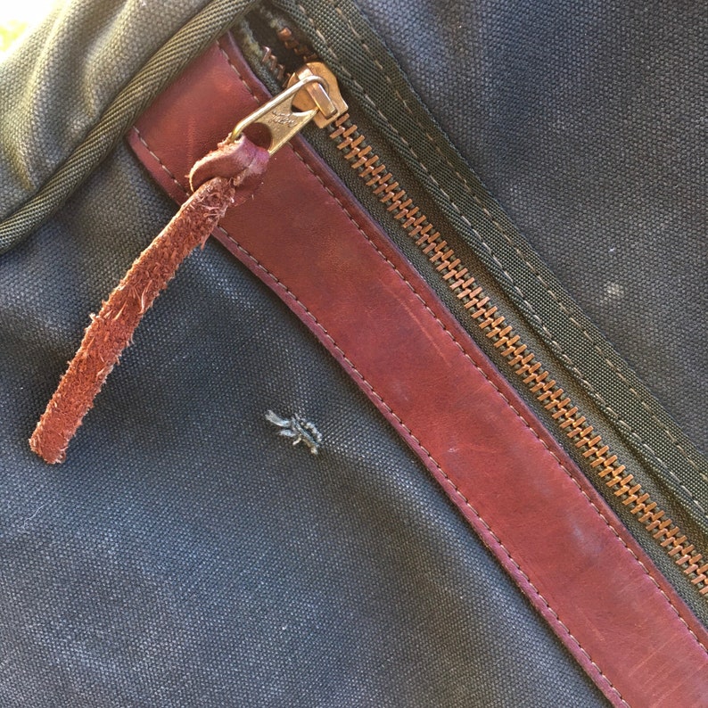 Orvis Luggage Battenkill Leather Garment Bag Orvis Leather Etsy