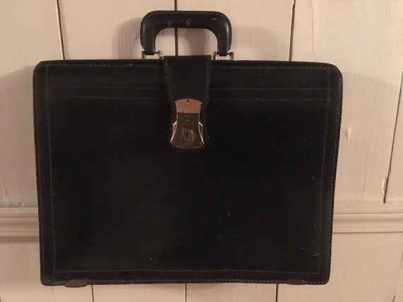 leather expandable briefcase