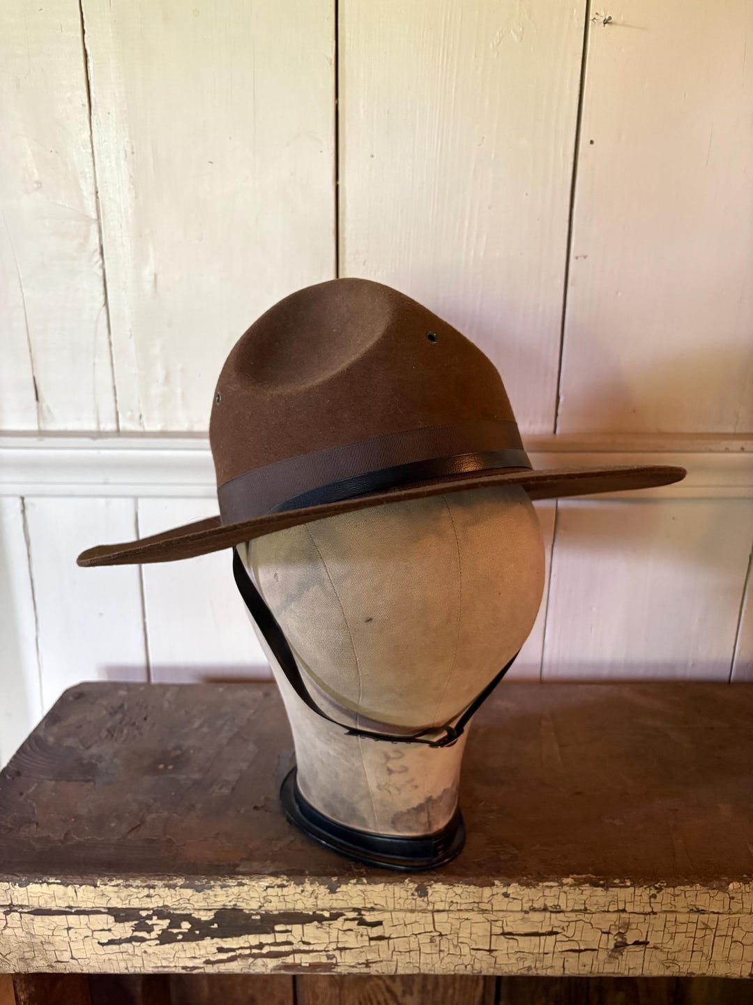 Campaign Drill Sergeant Ranger Mountie Patrol Hat - Brown Boy Scout ...