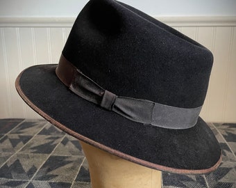 Amish Man Handmade Wool Flying Cloud Hat Authentic Amish