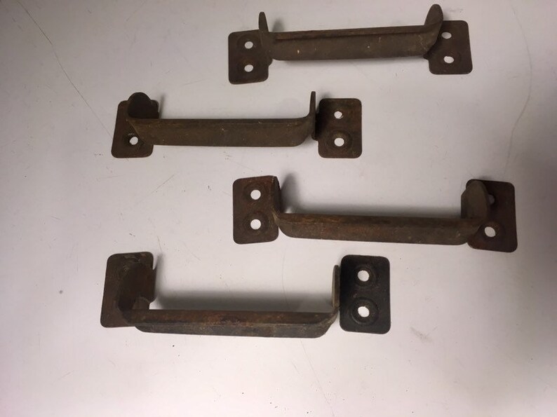 Industrial Drawer Handles 4 Barn Door Handle Dresser Drawer Etsy
