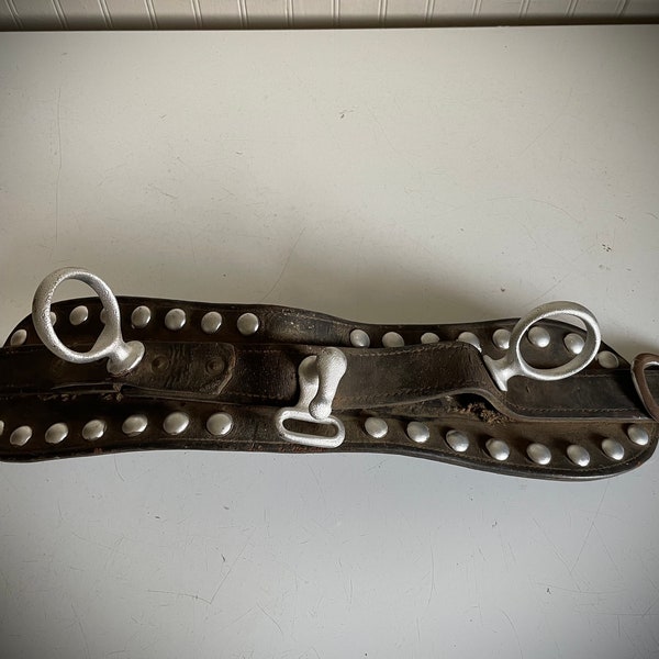 Horse Rein Terrets Leather - Wagon Pulling Harness - Horse Driving Turrets - Equine Tack Girth Bridle Tugs Equestrian Tack Saddle Rein Guide