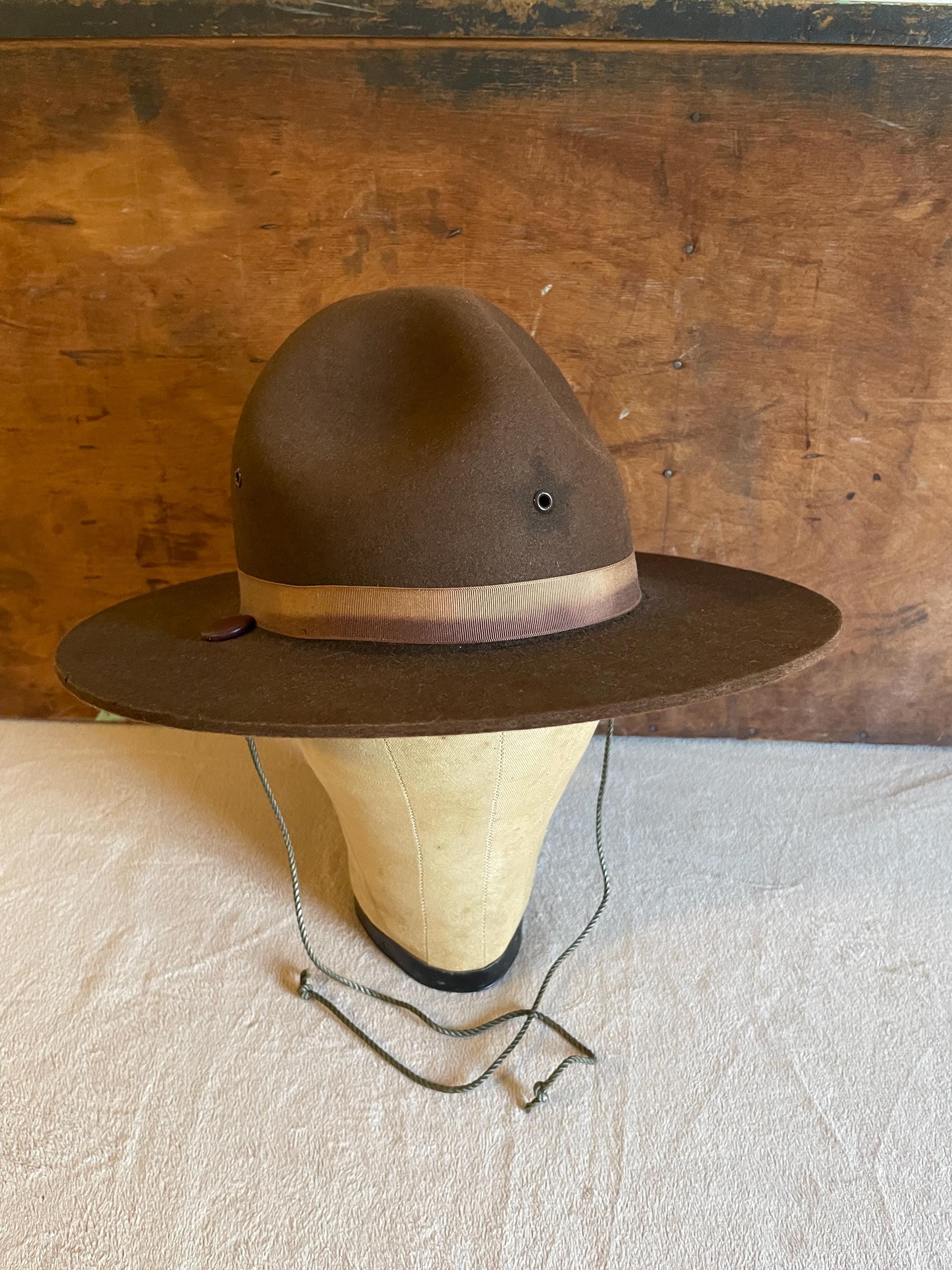 Boy Scout Hat Stratton Campaign Drill Sergeant Ranger Mountie