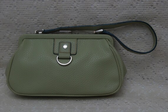 tommy hilfiger green purse