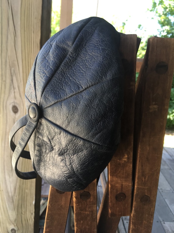 leather cheese cutter cap