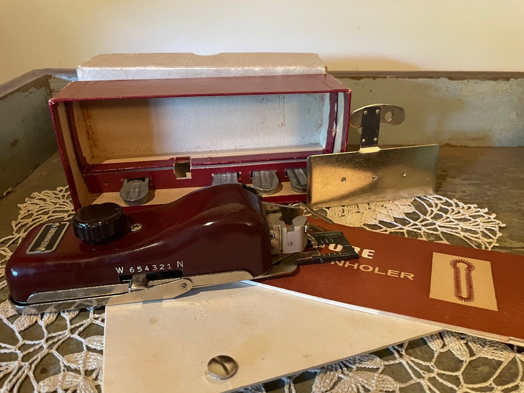 Kenmore Button Hole Maker Sewing Machine Buttonholer Greist Etsy
