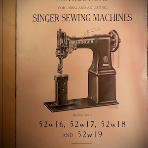 Singer Sewing Machine 1918 - Etsy