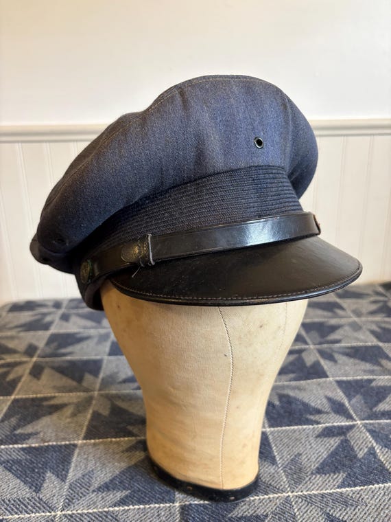 Vintage 1940s Blue Wool Uniform - Superior Uniform Cap Co. Pershing
