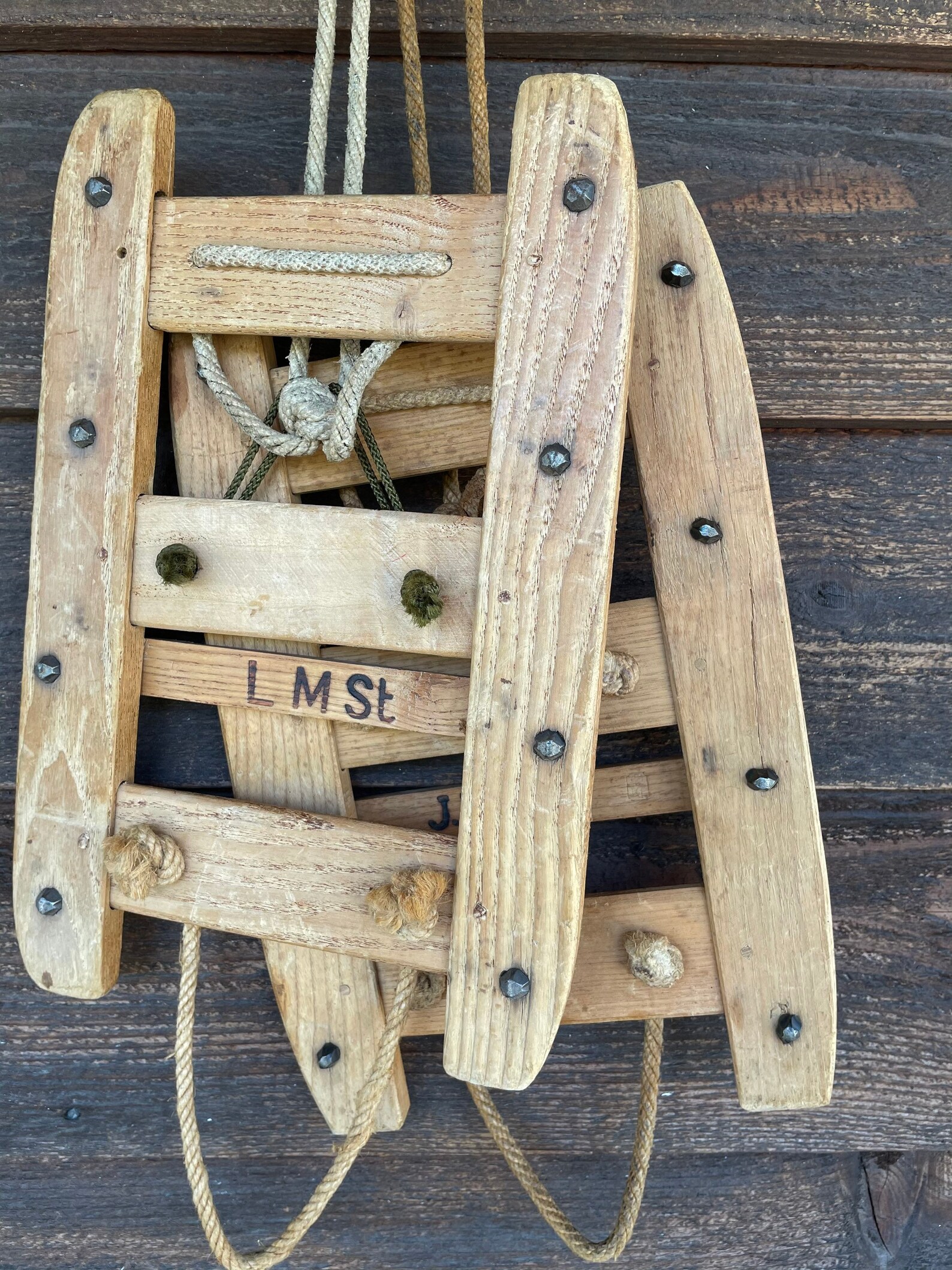 Wooden Ice Shoes Ice Fishing Cleats Snowshoe Cabin Teepee Etsy