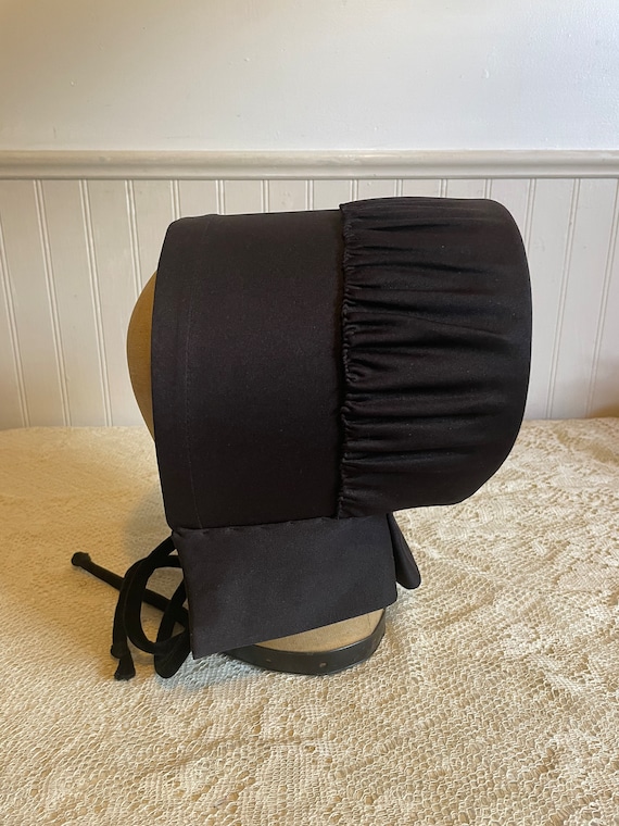 AUTHENTIC AMISH GIRL BLACK HANDMADE OHIO TRAVE… Gem