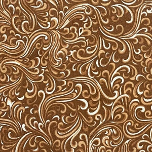 Brown fabric by the yard, brown cotton fabric, brown fabric basics, brown blender fabric, brown and white fabric, #18187