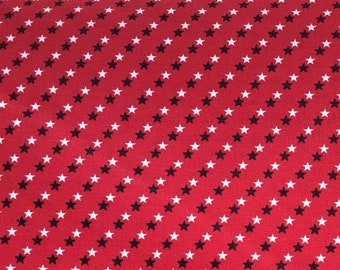 Patriotic fabric by the yard, red white and blue fabric, 4th of July, Memorial Day, Veterans Day, American flag fabric, #15346