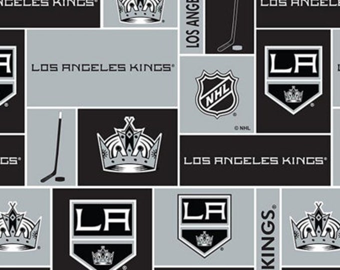 Los Angeles Kings Fabric by the Yard, Cotton Los Angeles Kings Fabric ...