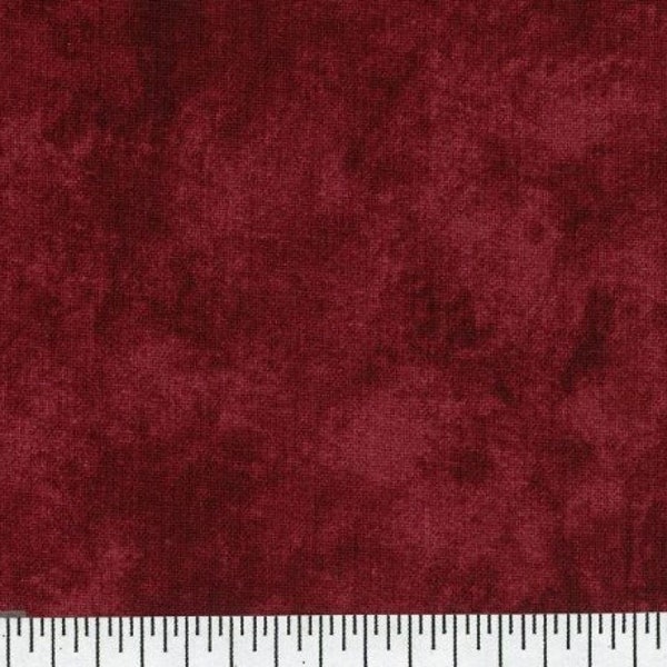 Burgundy red fabric by the yard, burgundy fabric, red cotton, red blender fabric, red tonal fabric, red fabric basics, #23721