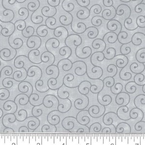 SALE! Gray fabric remnant 22 inches, gray swirl fabric, grey fabric, gray fabric basics, gray cotton, gray blender fabric, #23671