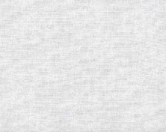 White on white cotton fabric by the yard, #23771