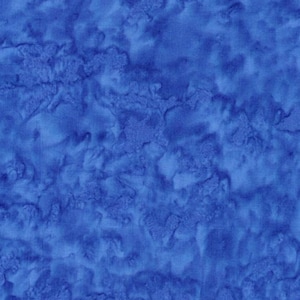 May include: A blue fabric with a marbled pattern. The fabric has a light blue background with darker blue swirls and streaks.