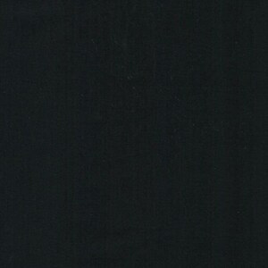 May include: A solid black fabric swatch with a smooth texture.