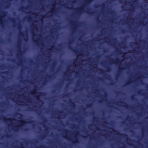 May include: A close-up of a deep indigo blue fabric with a marbled pattern. The fabric has a subtle sheen and a soft, smooth texture.