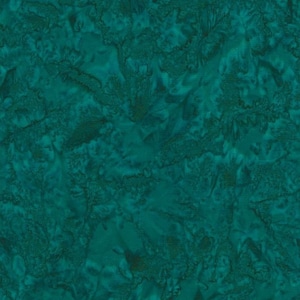 May include: Teal blue fabric with a marbled pattern. The fabric has a subtle shimmer and a soft, smooth texture.
