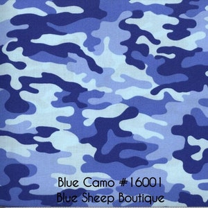 Realtree Fabric Camo in Seaglass Blue From Sykel 100/% Cotton Premium Quality