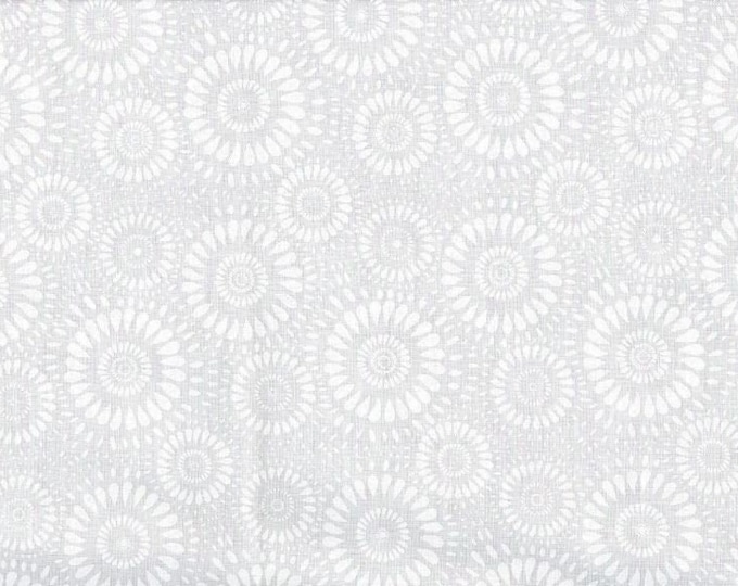 3 Yards White on White Quilt Back Fabric 108 Inches Wide, White on