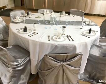 pic White And Silver Table Decor etsy