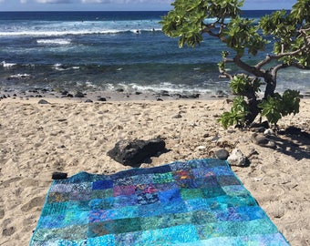 Beach Quilt Etsy