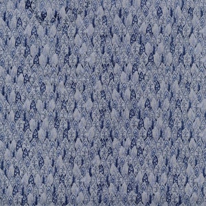 Blue metallic leaves fabric by the yard, frost fabric, blue fabric, frost blue metallic fabric, #23858