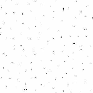 Black on white fabric by the yard from Timeless Treasures Ditsy line, white cotton, white fabric, modern fabric, #24215