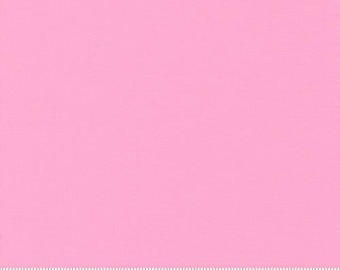 Moda Bella Solids in Amelia Pink 9900 166, solid pink cotton fabric, pink cotton, pink Bella Solids, solid pink fabric, #23575