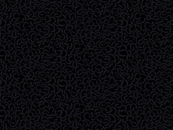 Black fabric by the yard from Stella Fabrics, black cotton, black fabric  basics, black blender fabric, #23232