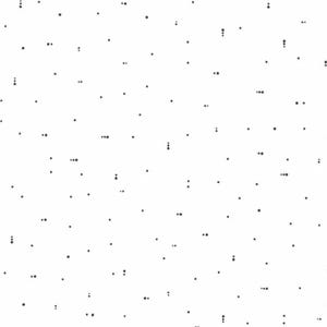 SALE! Black on white fabric remnant 31 inches from Timeless Treasures Ditsy line, white cotton, white fabric, modern fabric, #24215