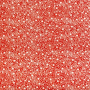 Dark coral fabric by the yard, coral dots fabric, coral polka dots fabric, coral cotton, #20436