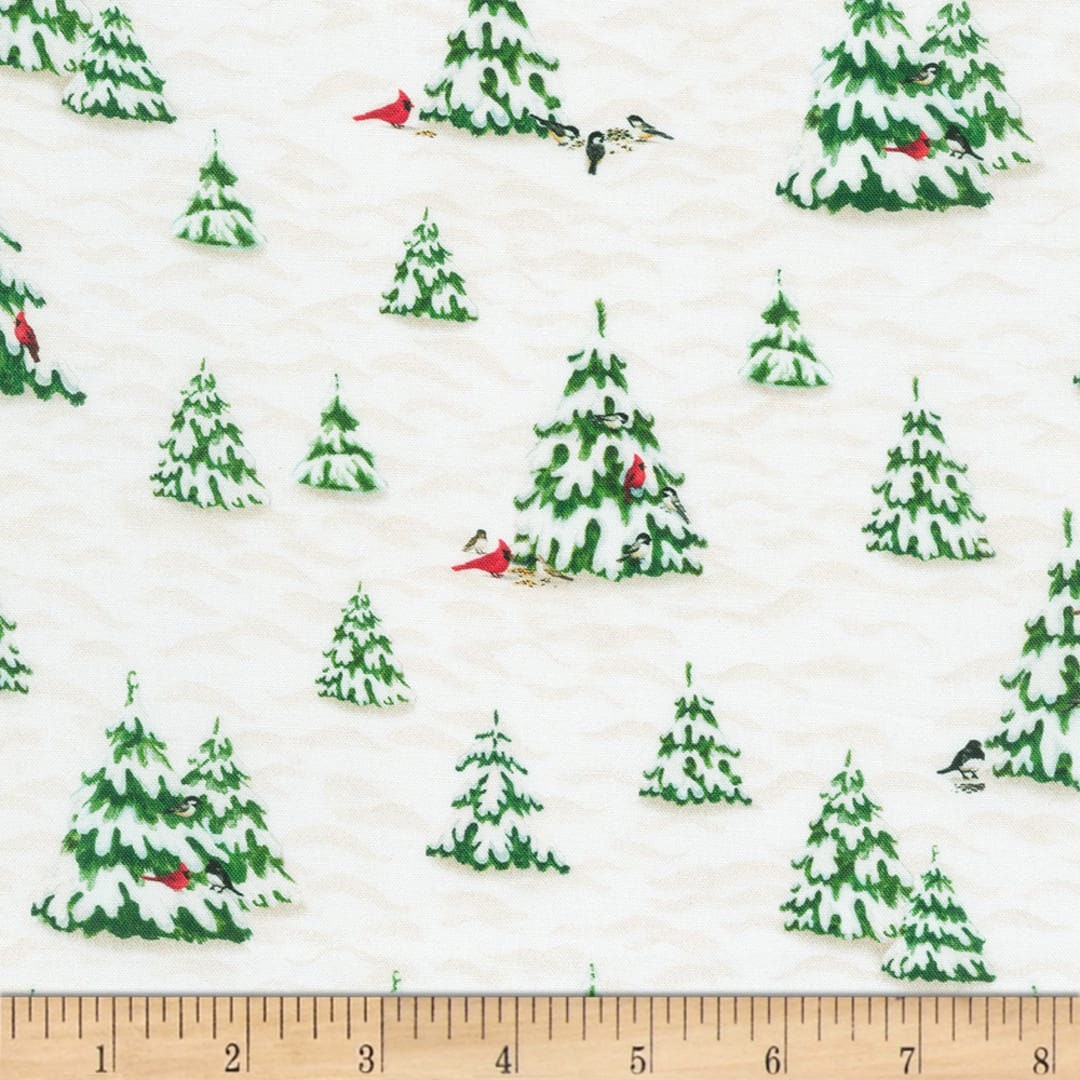 white and silver fabric #22081 Christmas fabric by the yard silver fabric Christmas berry fabric Robert Kaufman Holiday Flourish fabric