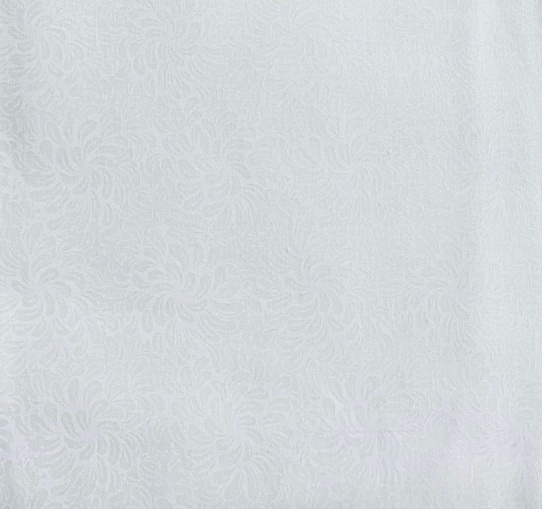 3 Yards White on White Quilt Back Fabric 108 Inches Wide, White on