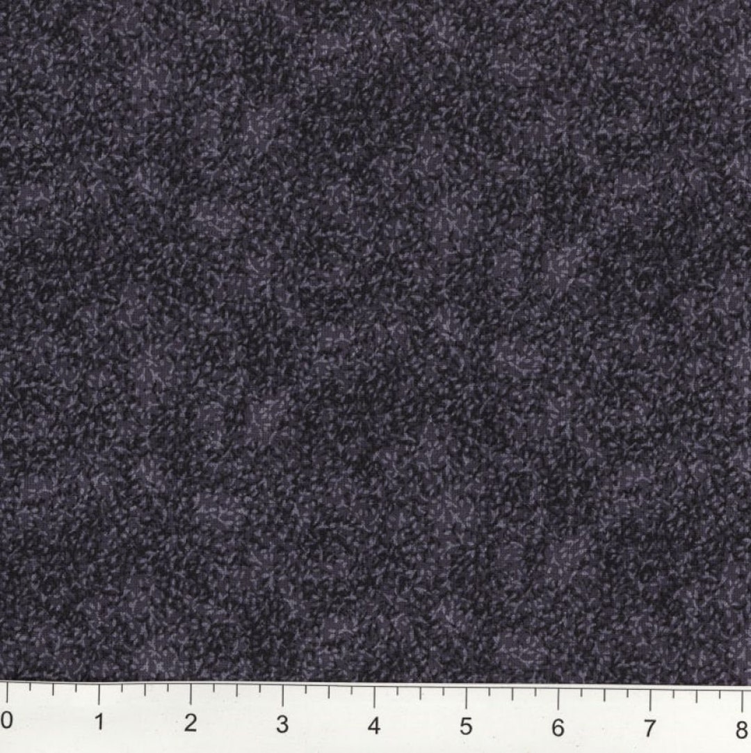 Black Fabric by the Yard, Black Cotton Fabric, Black Tonal Fabric ...